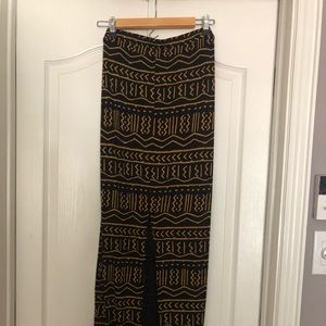 Tribal Print Boho Maxi Skirt Silence + Noise